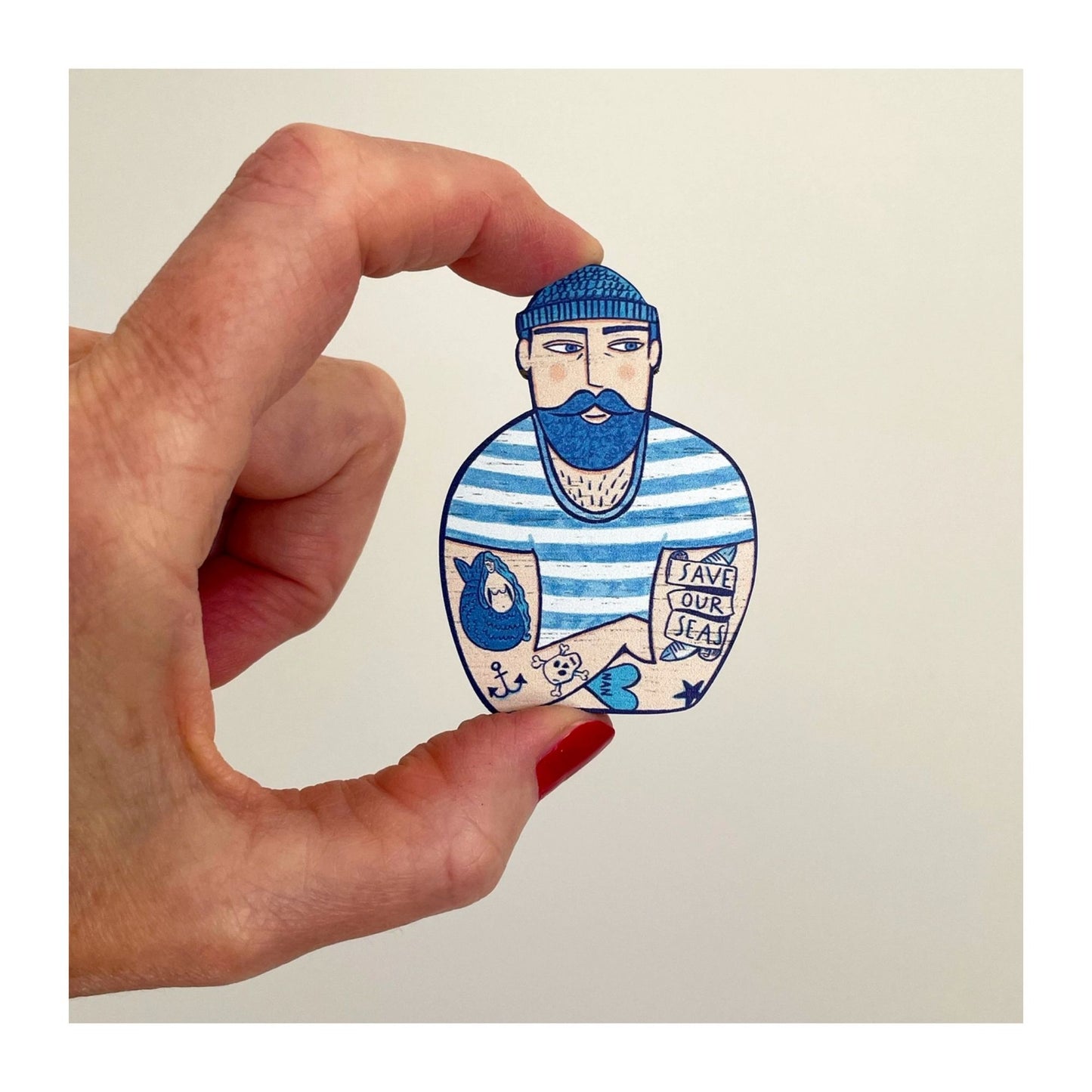 Tattooed Sailor Brooch