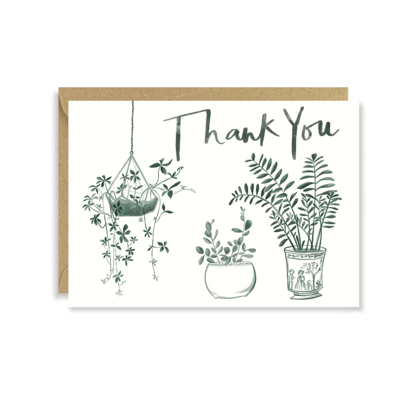 Thank You House Plants Card