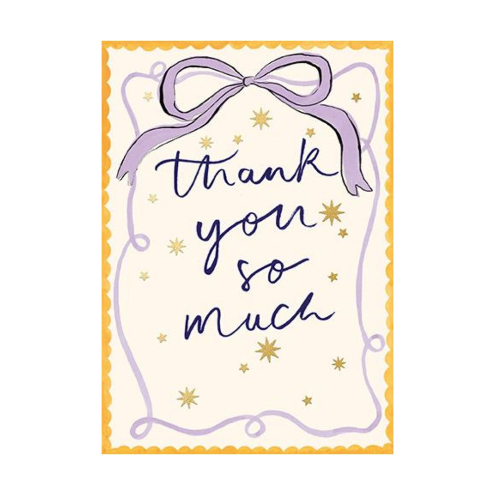 Thank You So Much Greeting Card