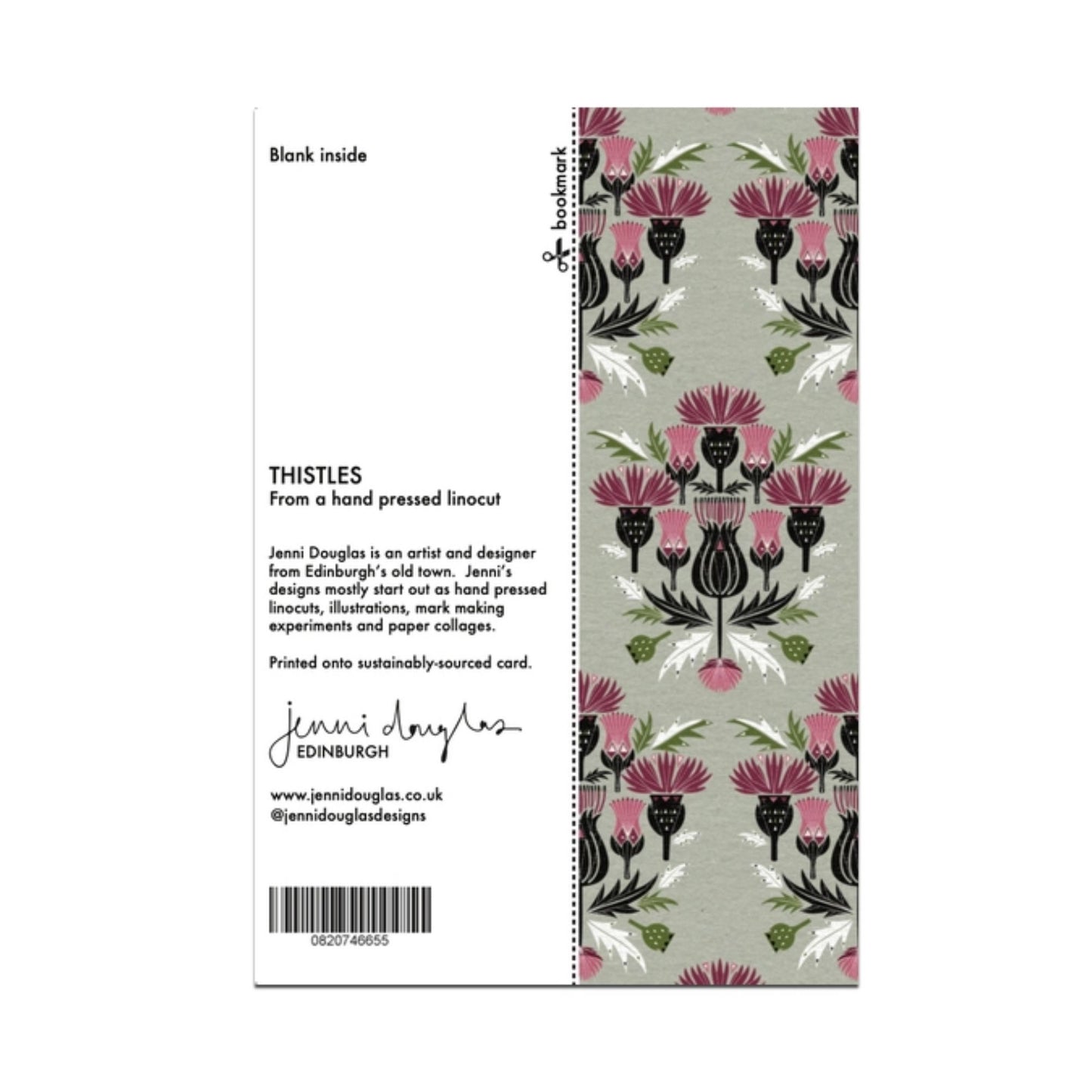 Thistle Card