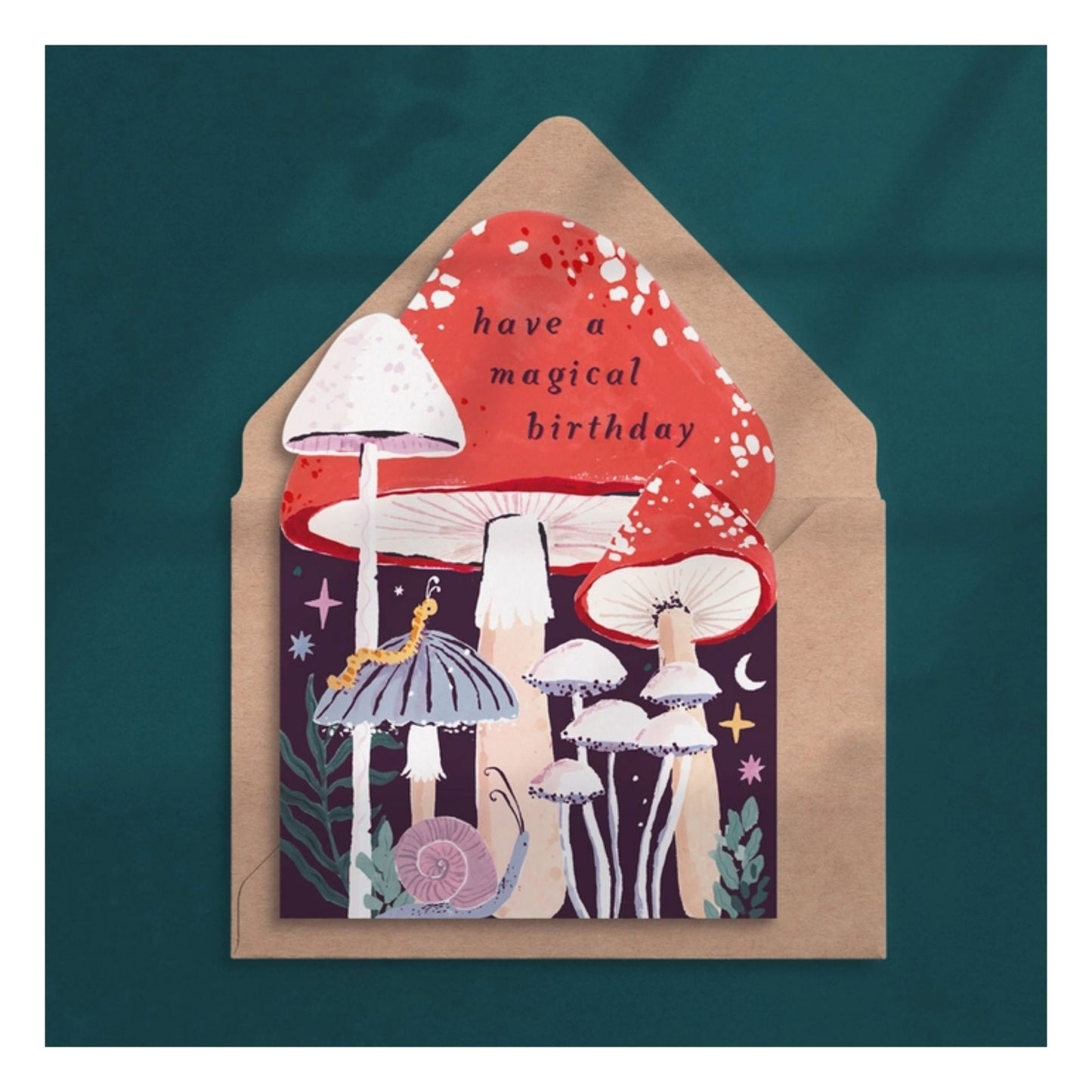 Magical Mushroom Birthday Card