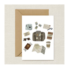  Vintage Travel Greeting Card
