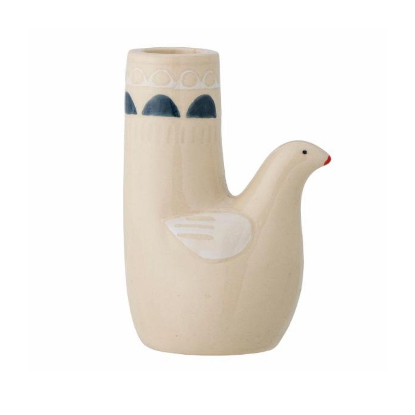 Cream Trudy Bird Candle Holder
