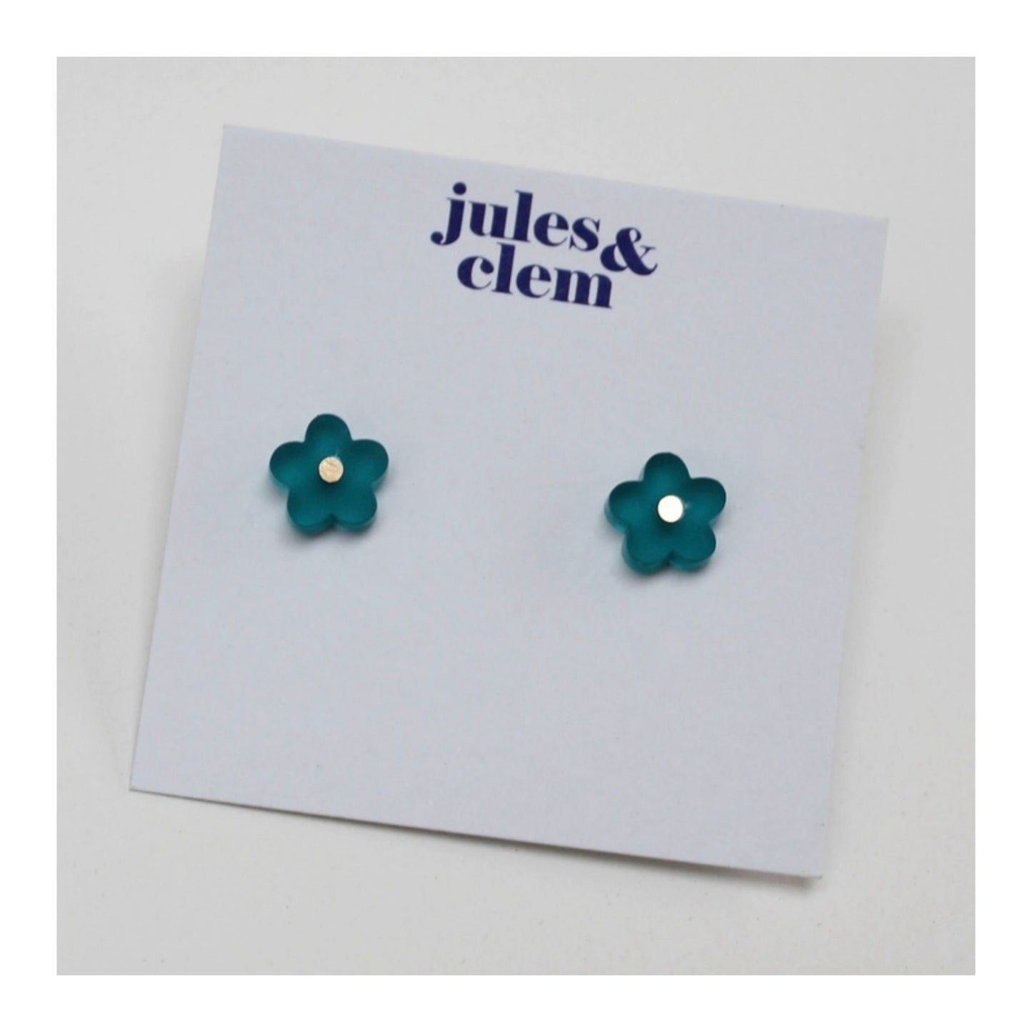 Turquoise Mini Flower Stud Earrings