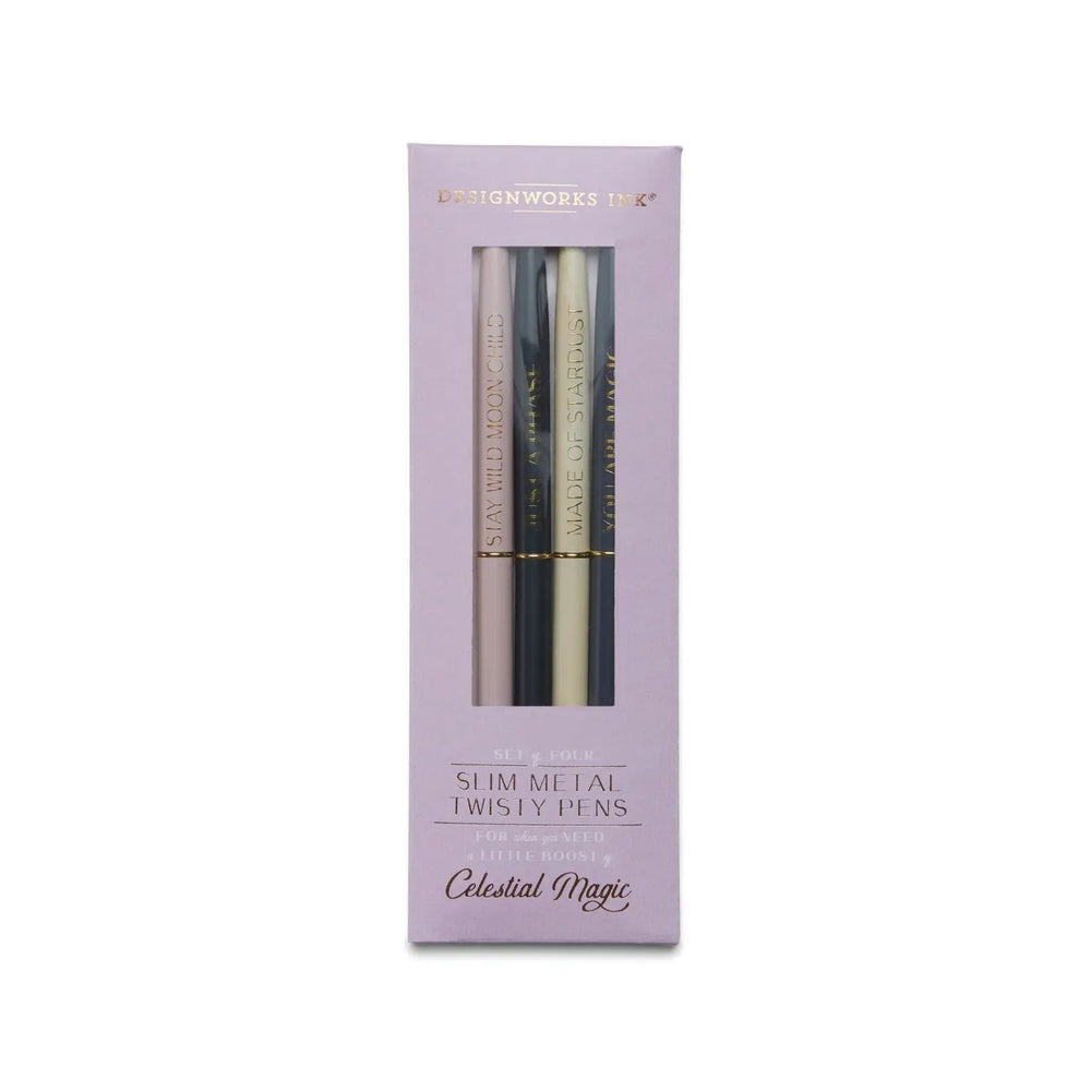 Celestial Magic Twisty Slim Metal Pen Set