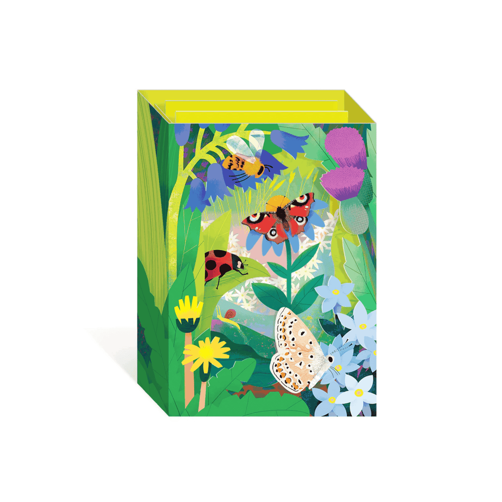 UK Insects Pop Up Greeting Card