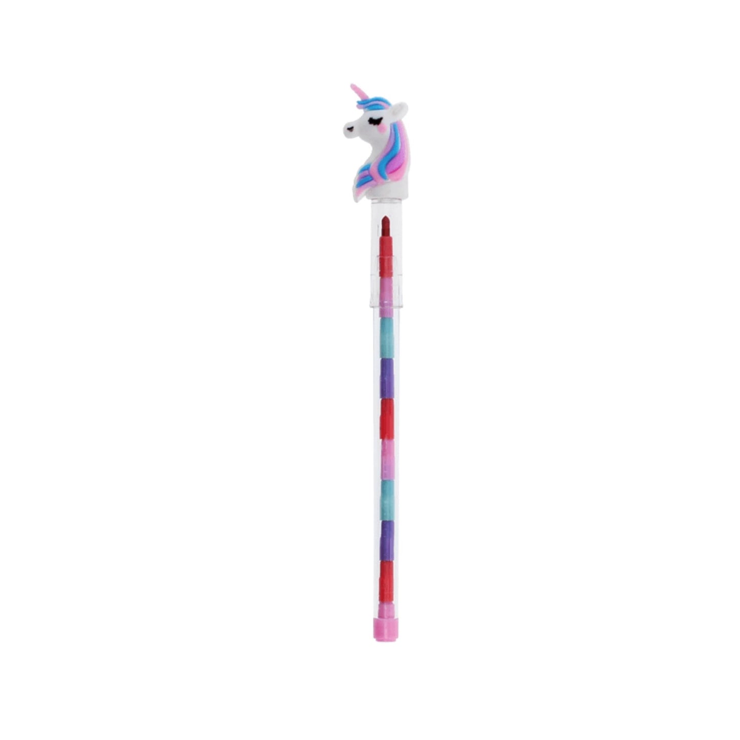 Stackable Unicorn Crayon Pen