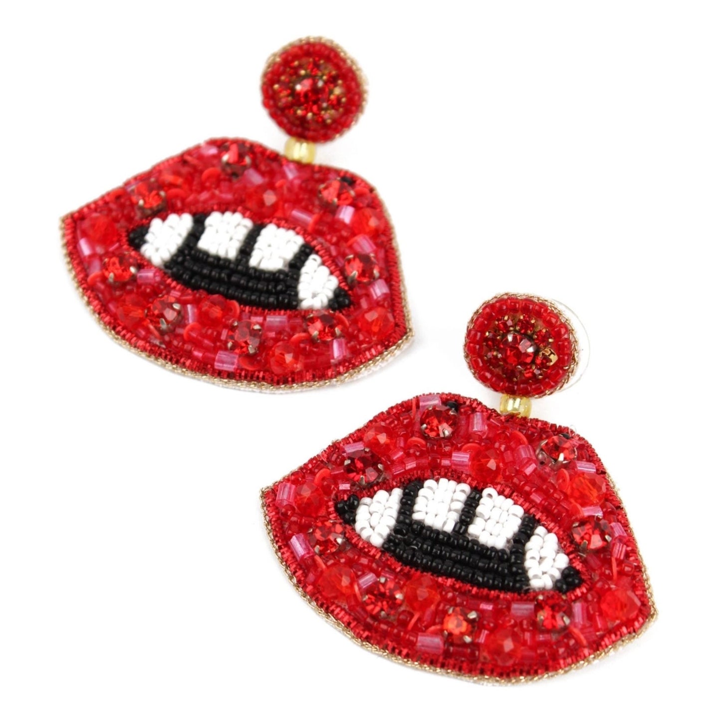 Vampire Lip Earrings