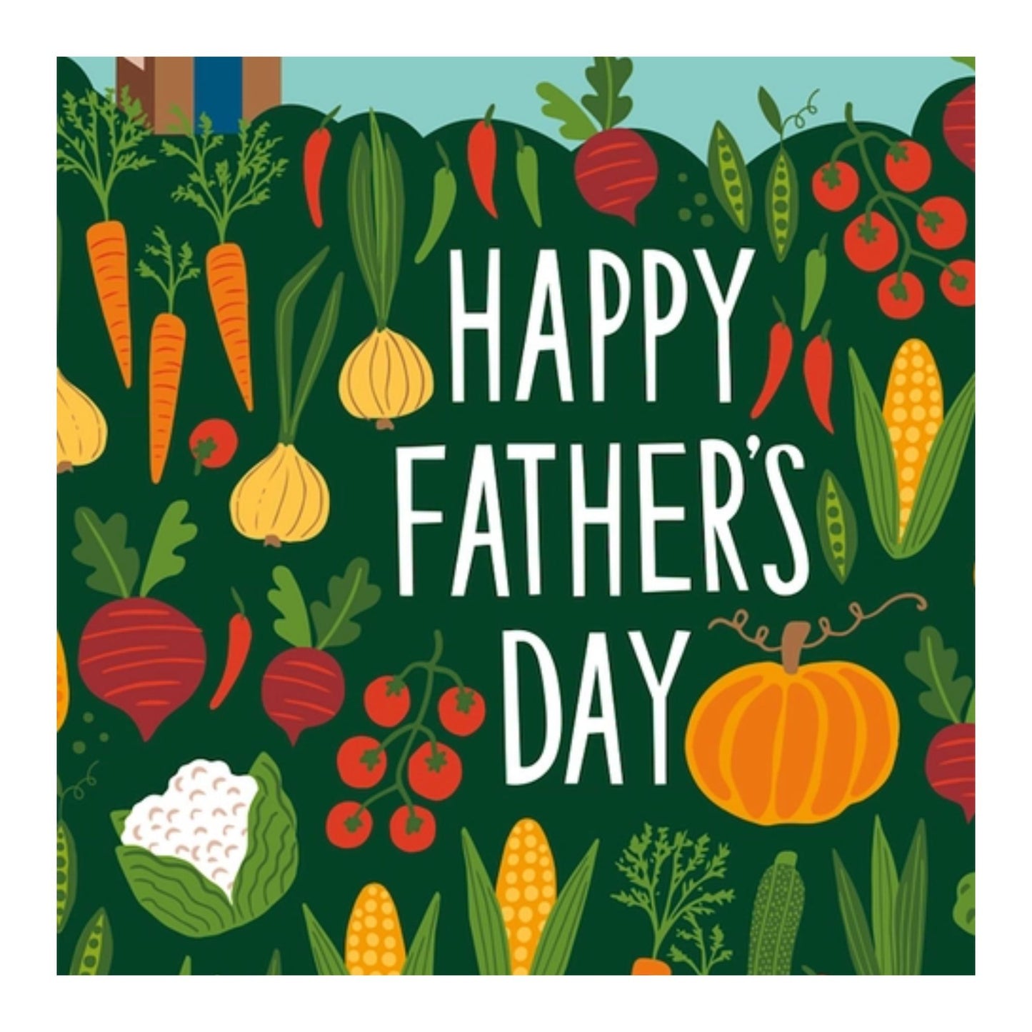 Veg Garden Fathers Day Card