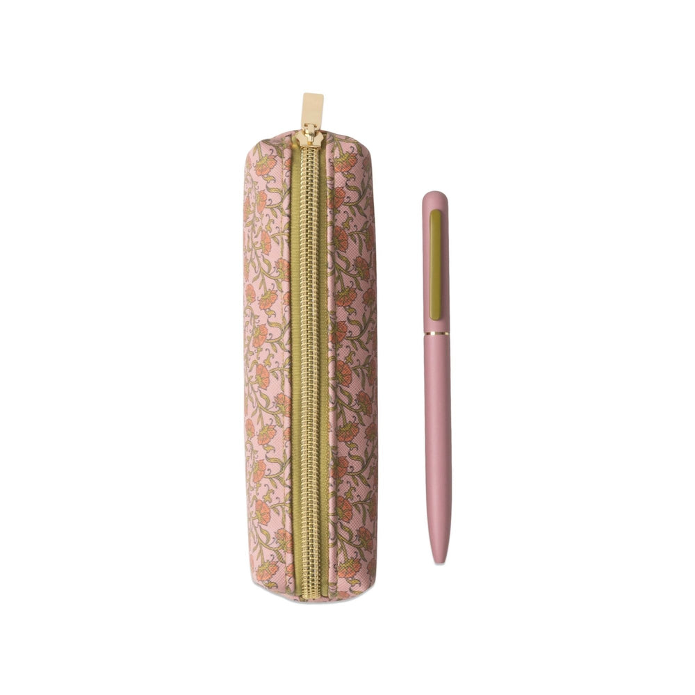 Vintage Floral Pen & Pouch Set