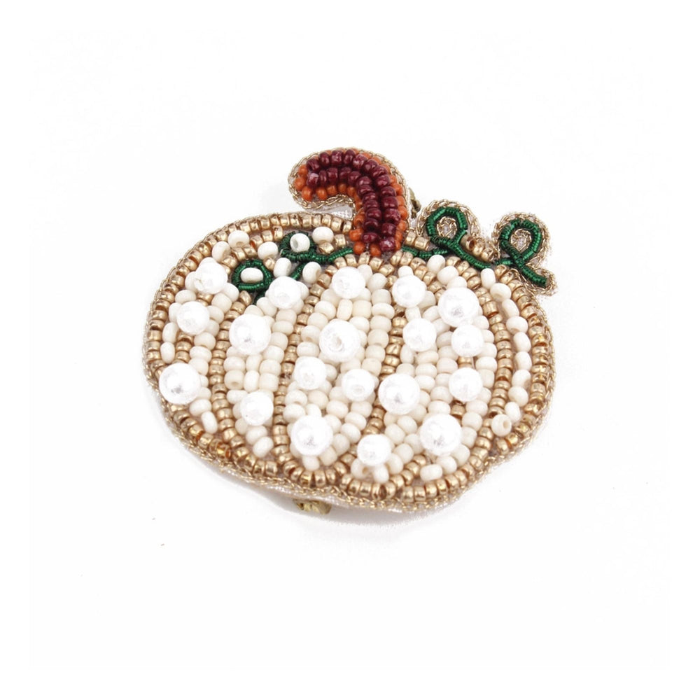 White Pumpkin Brooch
