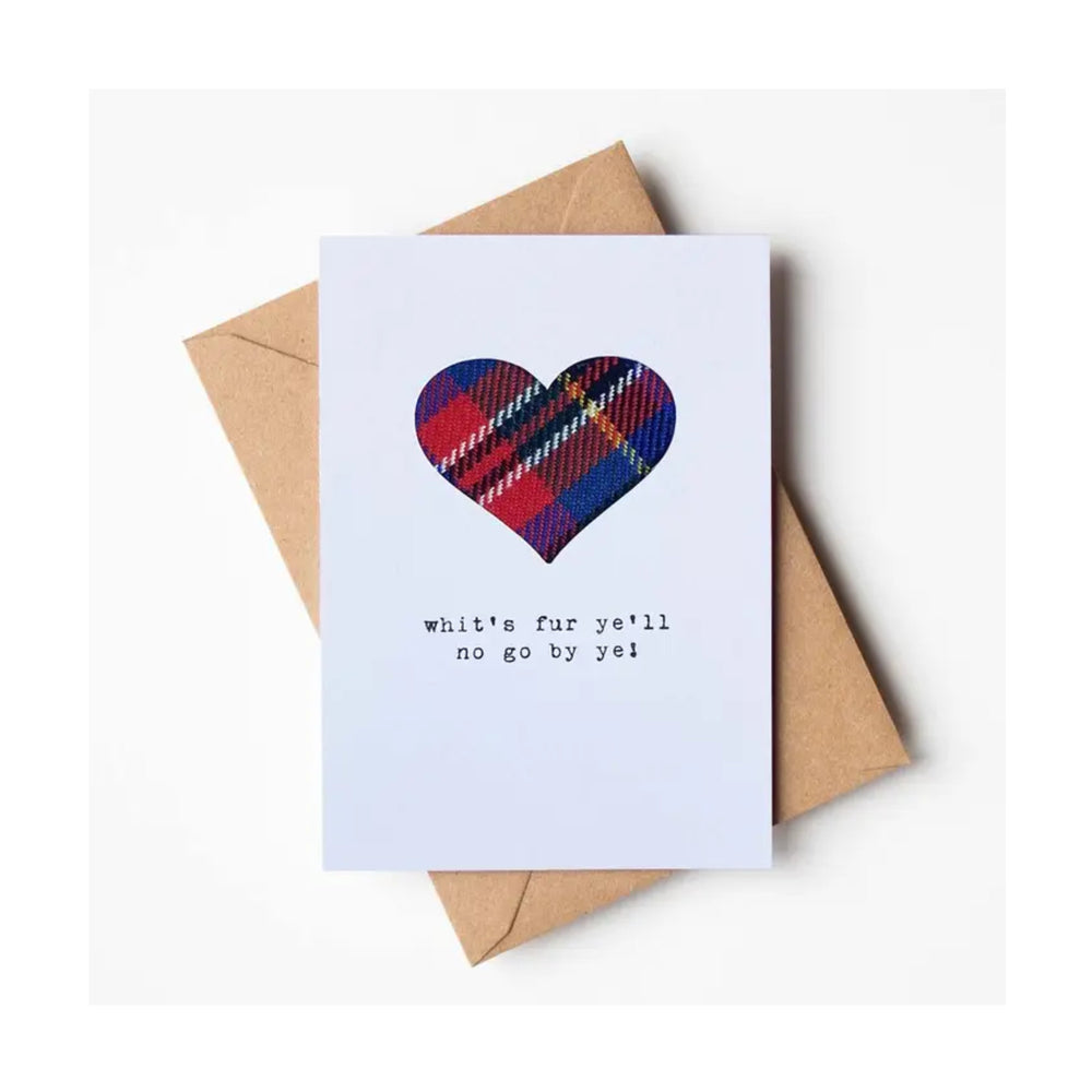 
                  
                    Whit's Fur Ye Tartan Handmade Card
                  
                
