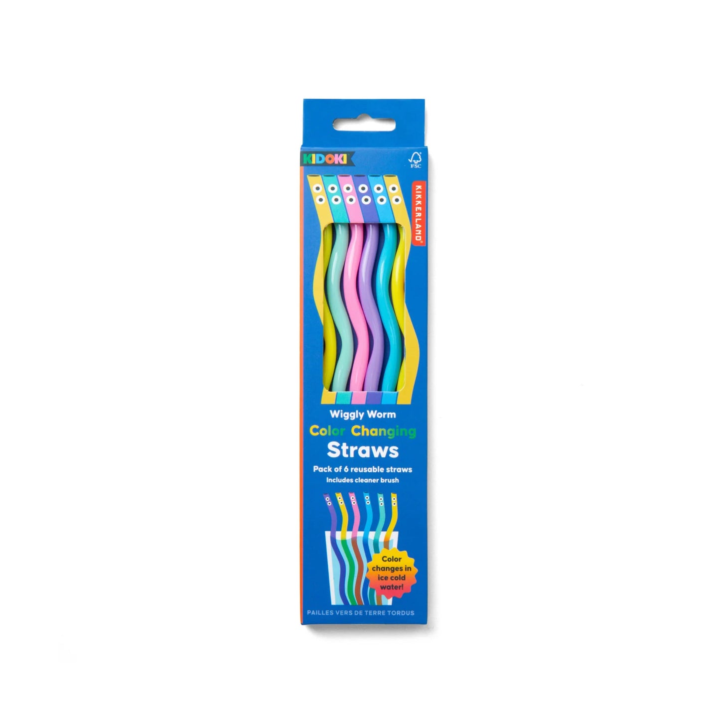Wiggly Colour Change Straws