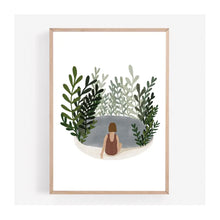  Wild Swimming in the Pond Print