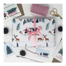  Christmas Winter Scene Gift Wrap