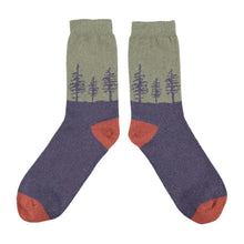  Women's Forest Lambswool Ankle Socks