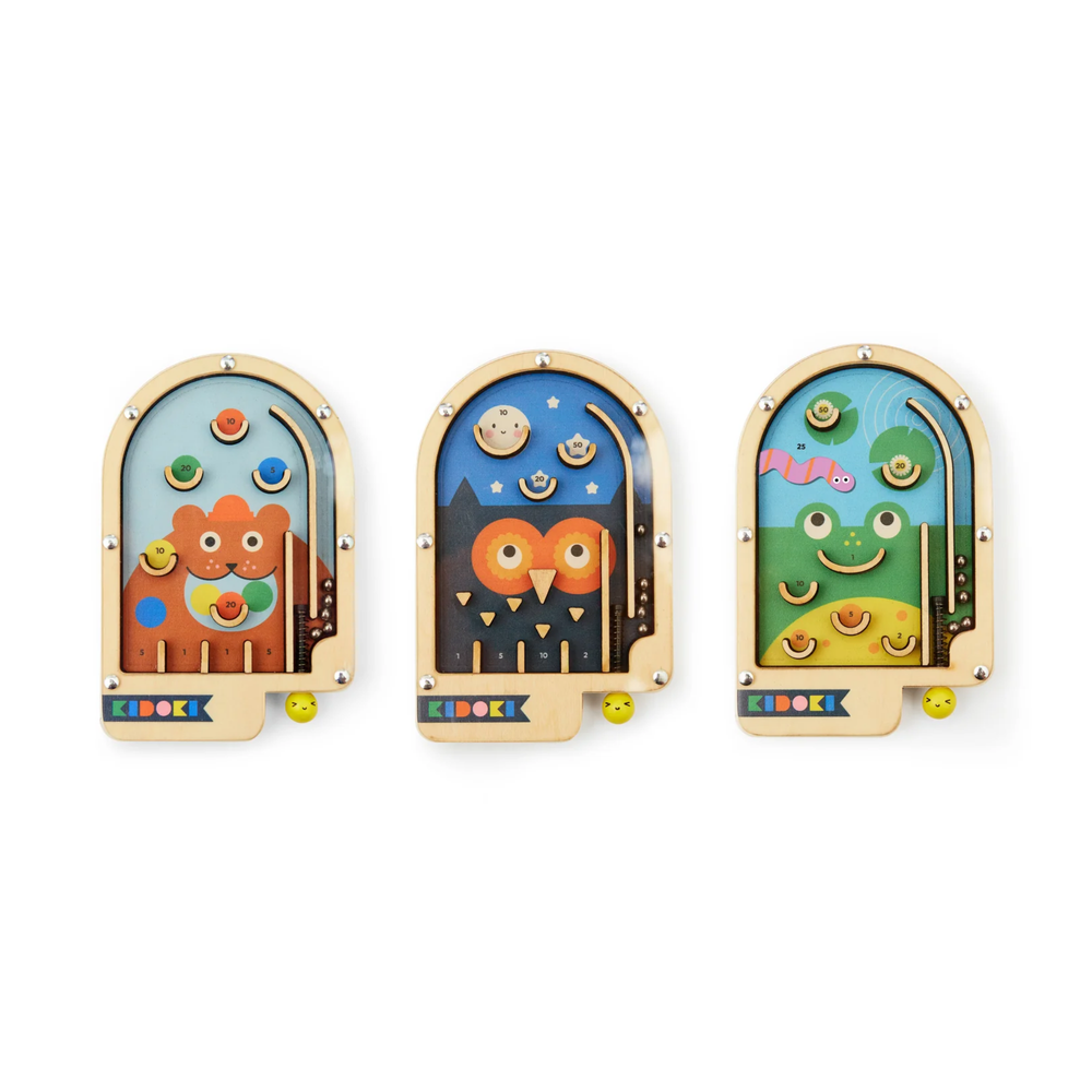 Three colorful children's door panels with animal illustrations on a white background