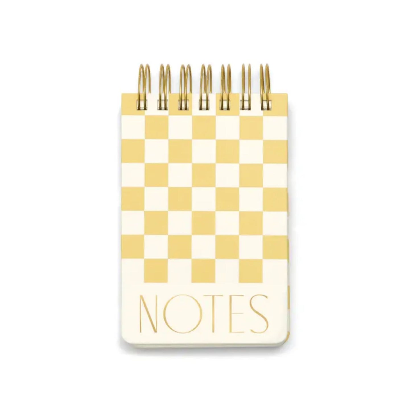Yellow Check Chunky Notepad