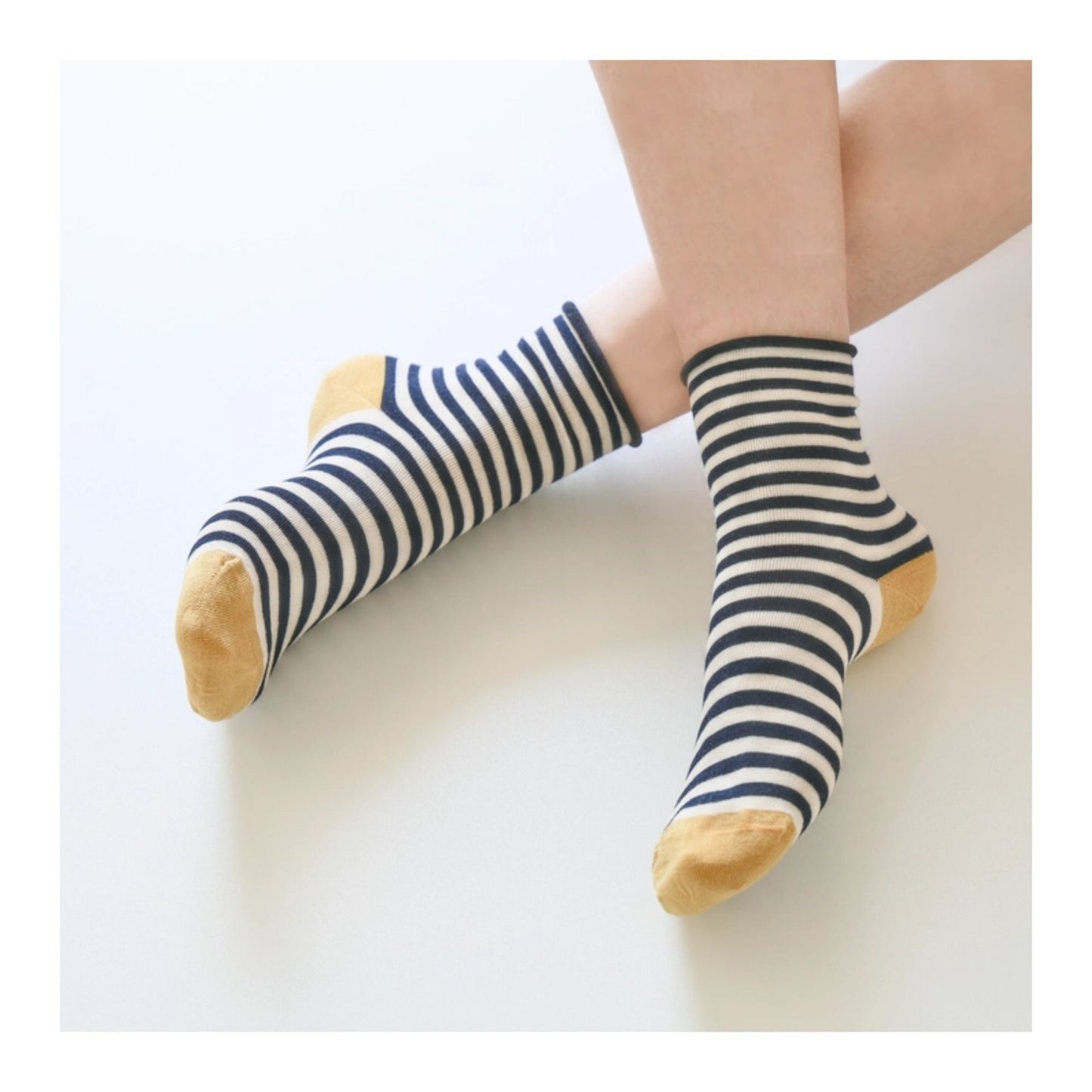 Yellow Mulberry Silk Socks