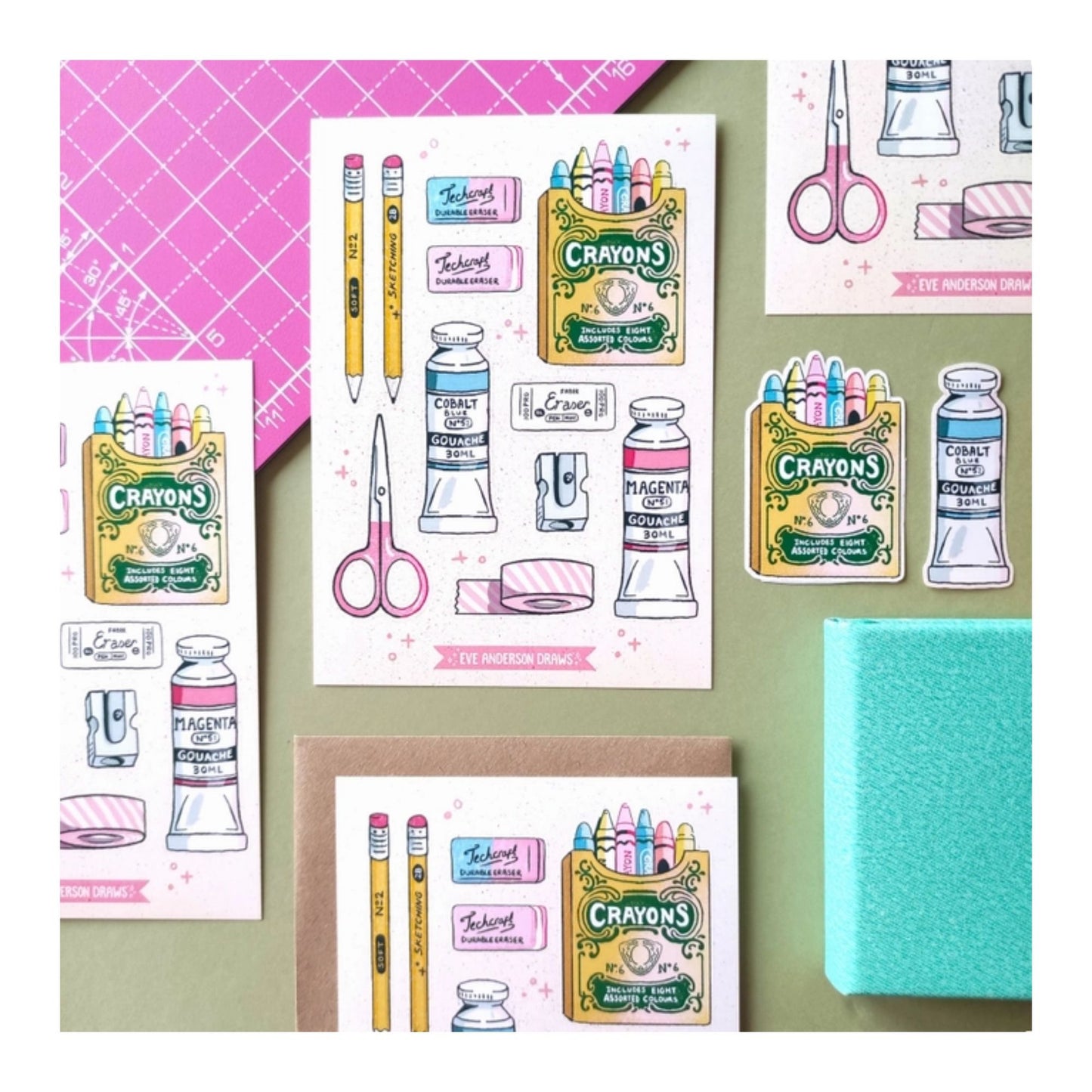 Art Supplies Print
