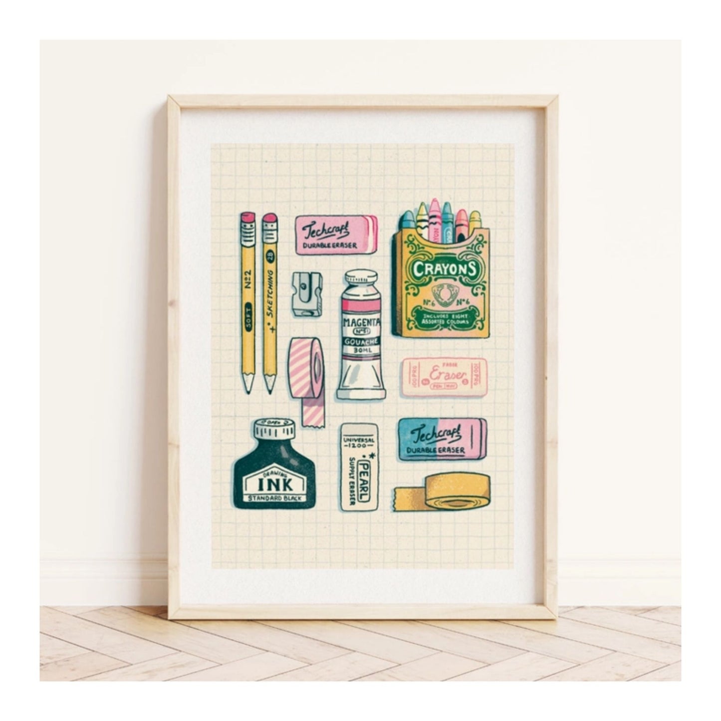 Art Supplies Print