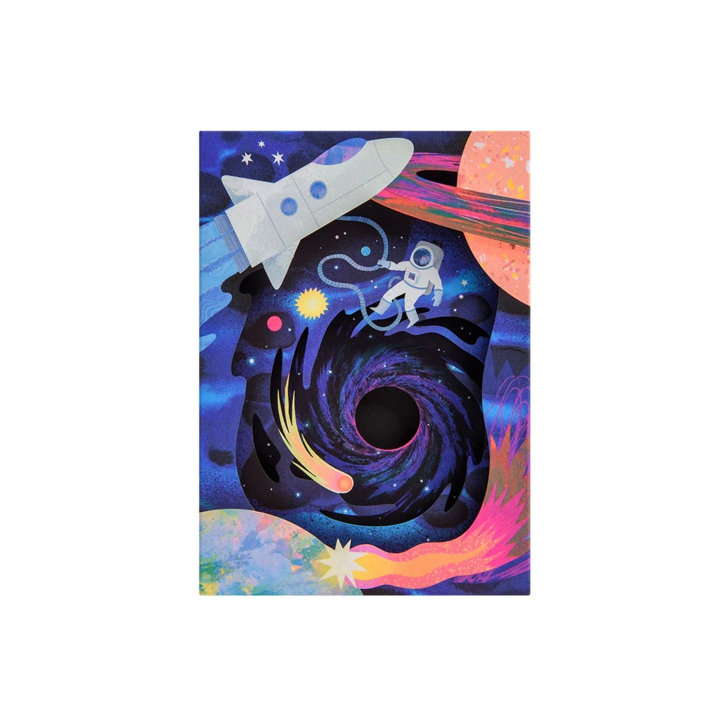 Astronaut 3D Greeting Card