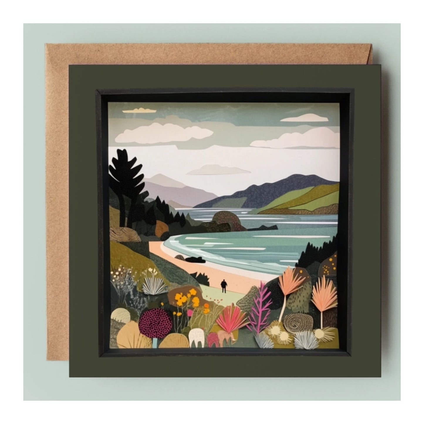 Beach Landscape Card