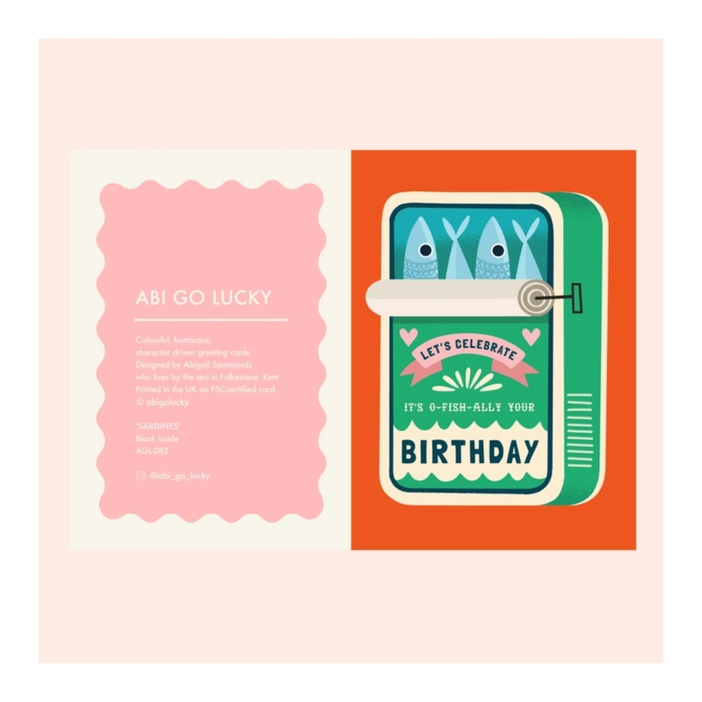 It's O-Fish-Ally Your Birthday Card