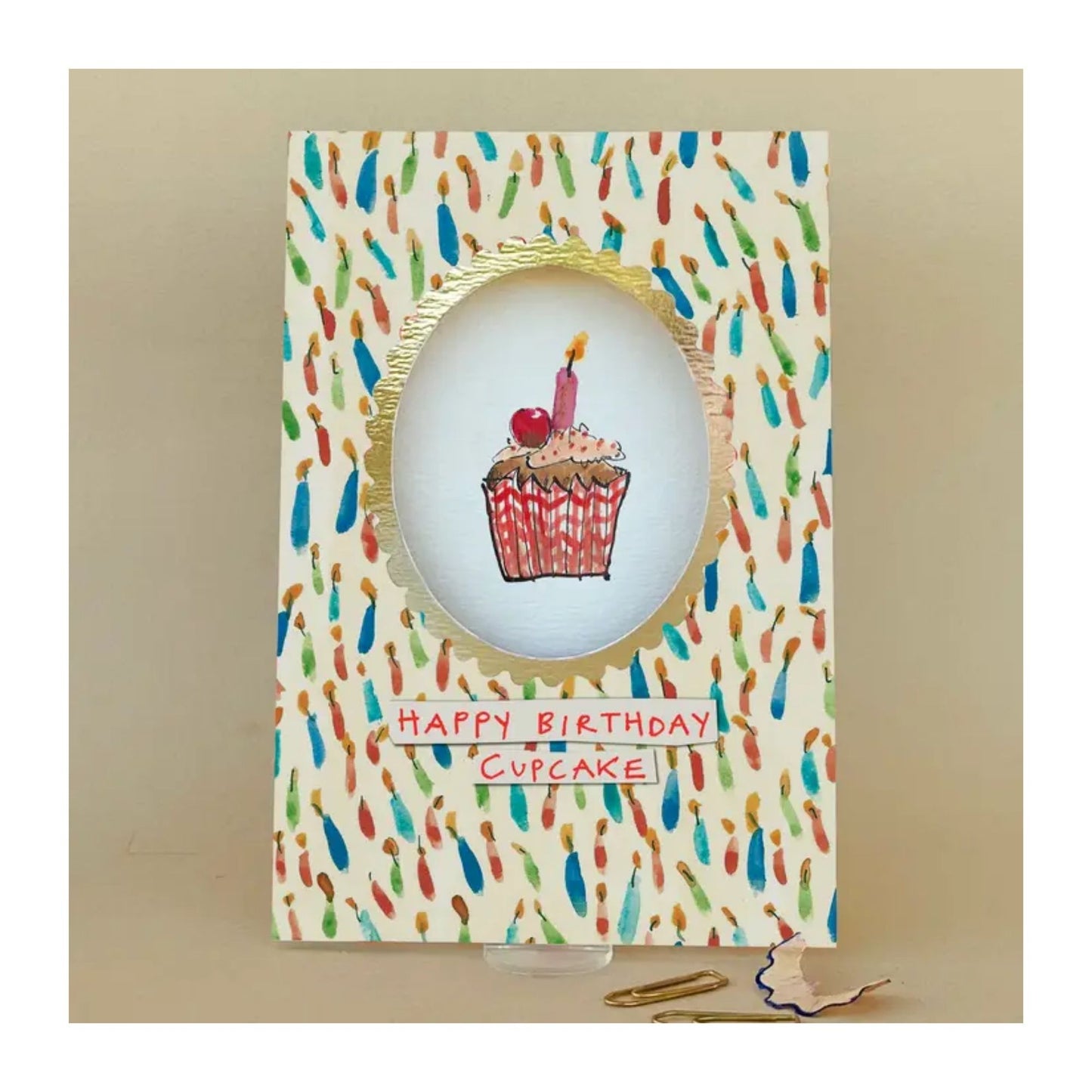 Birthday Cupcake Card