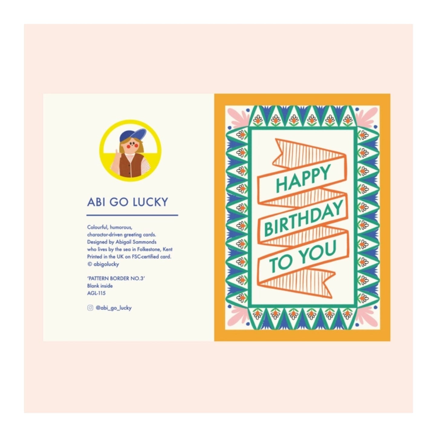 Happy Birthday Border Card