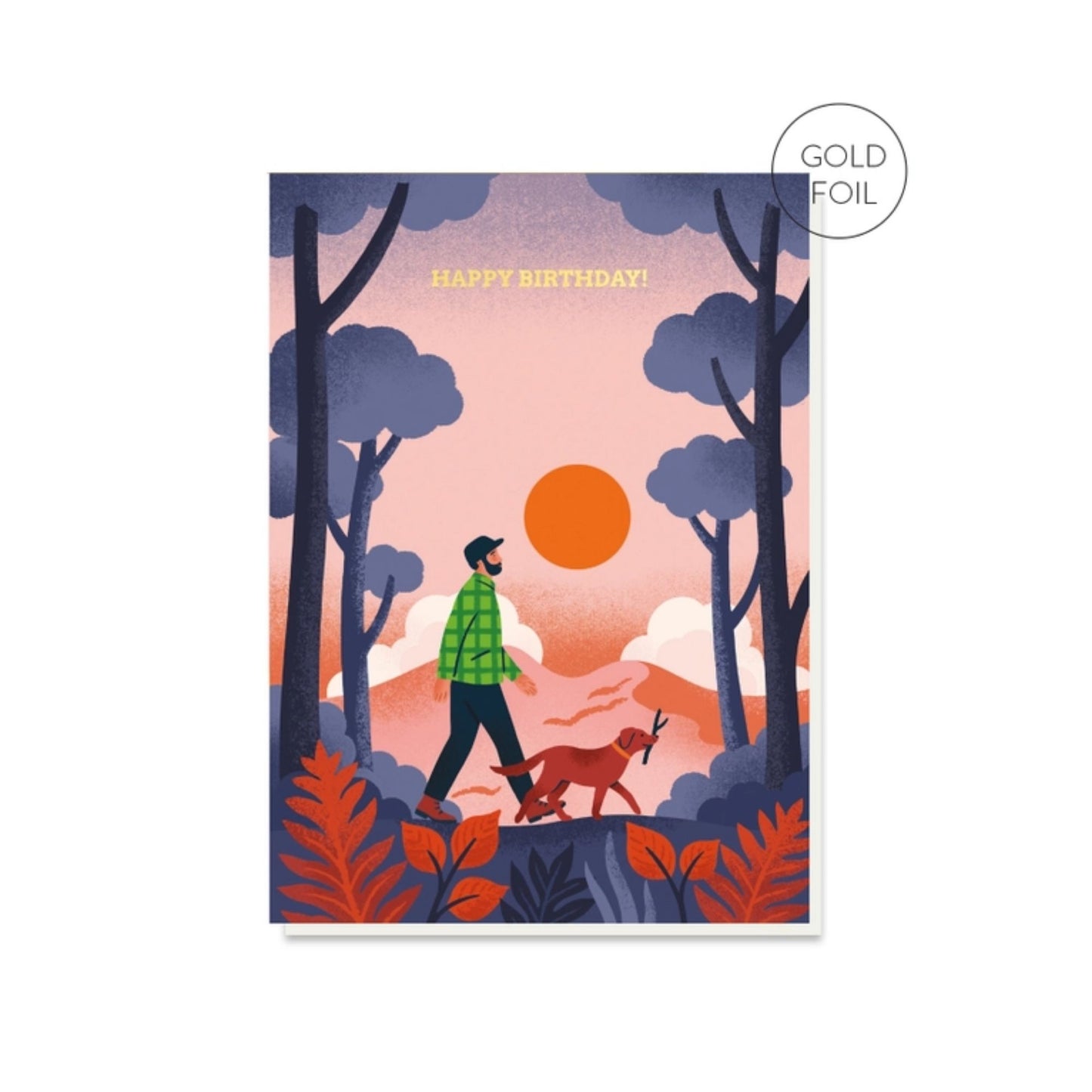 Happy Birthday Dog Walker Card
