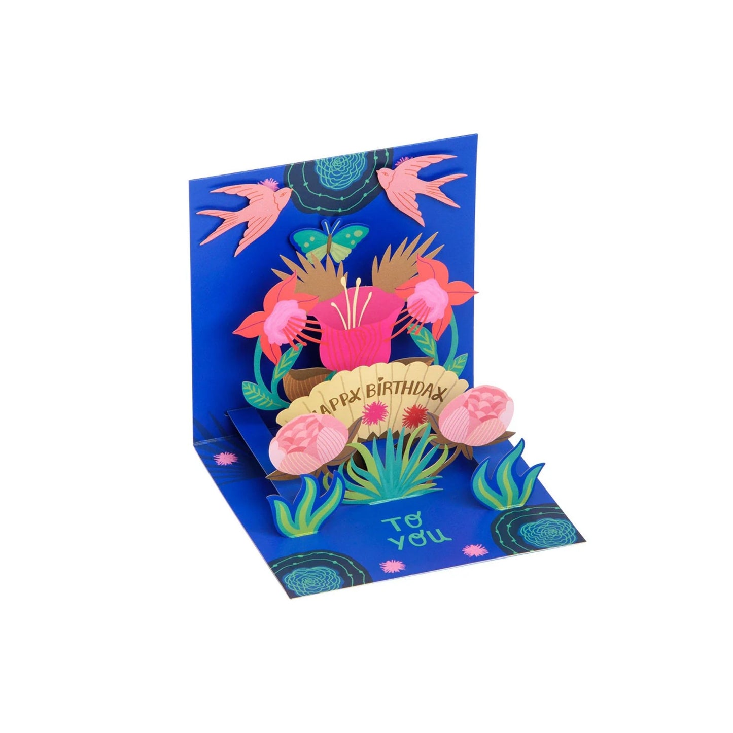 Birthday Fan 3D Greeting Card