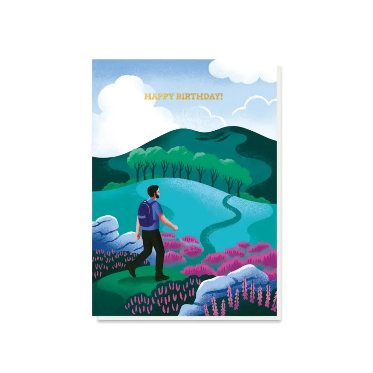 Hiker Birthday Card