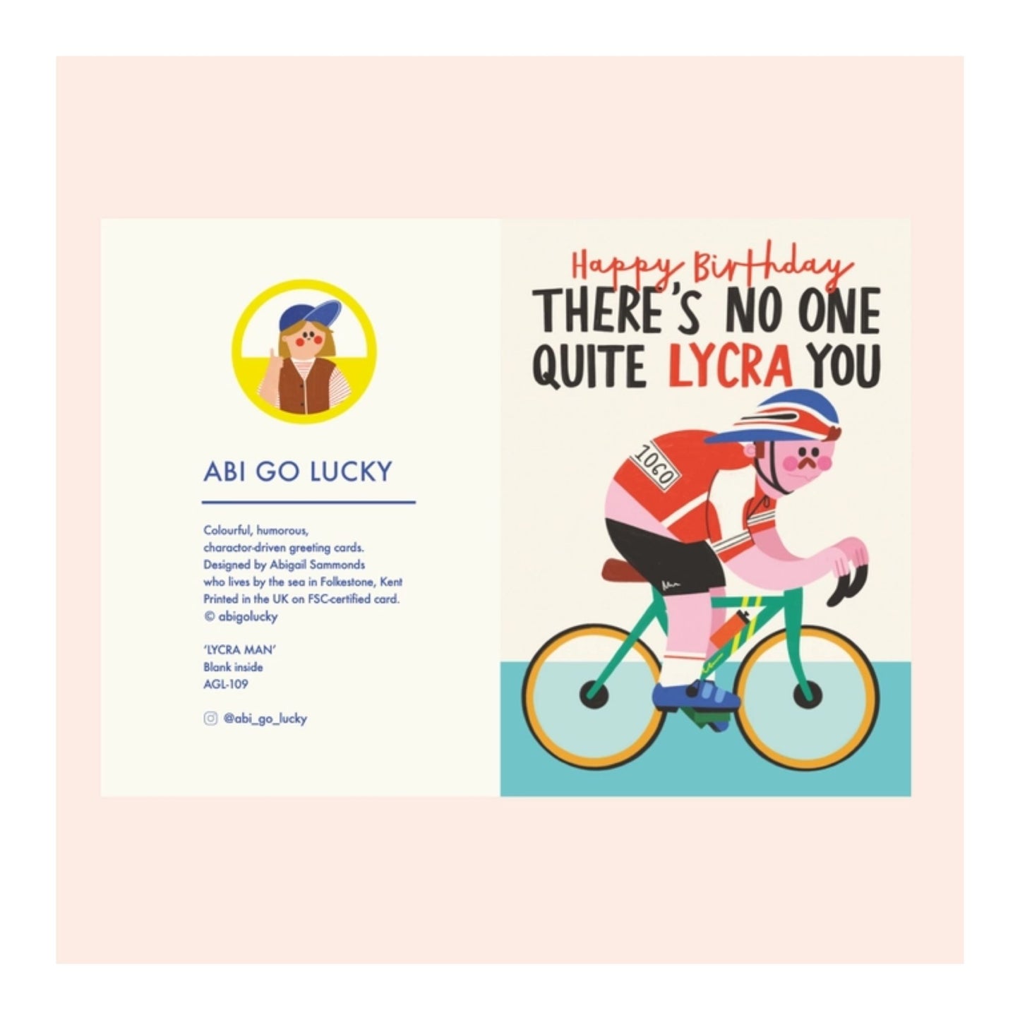 There's No One Quite Lycra You Birthday Card