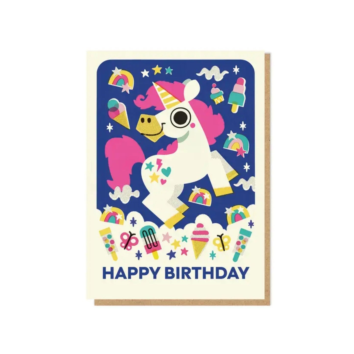 Happy Birthday Unicorn Card