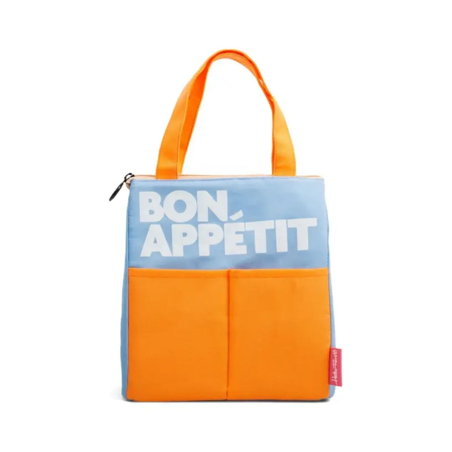 Bon Appetit Blue and Orange Lunch Bag