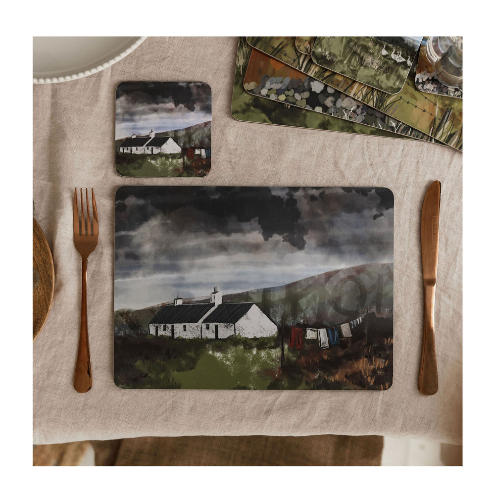 
                  
                    A Bothy Tablemats from Harbour Lane Studio.
                  
                