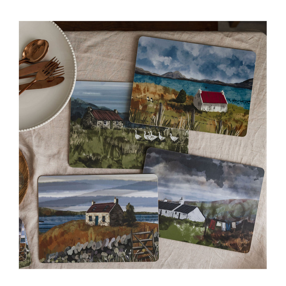 
                  
                    A Bothy Tablemats from Harbour Lane Studio.
                  
                