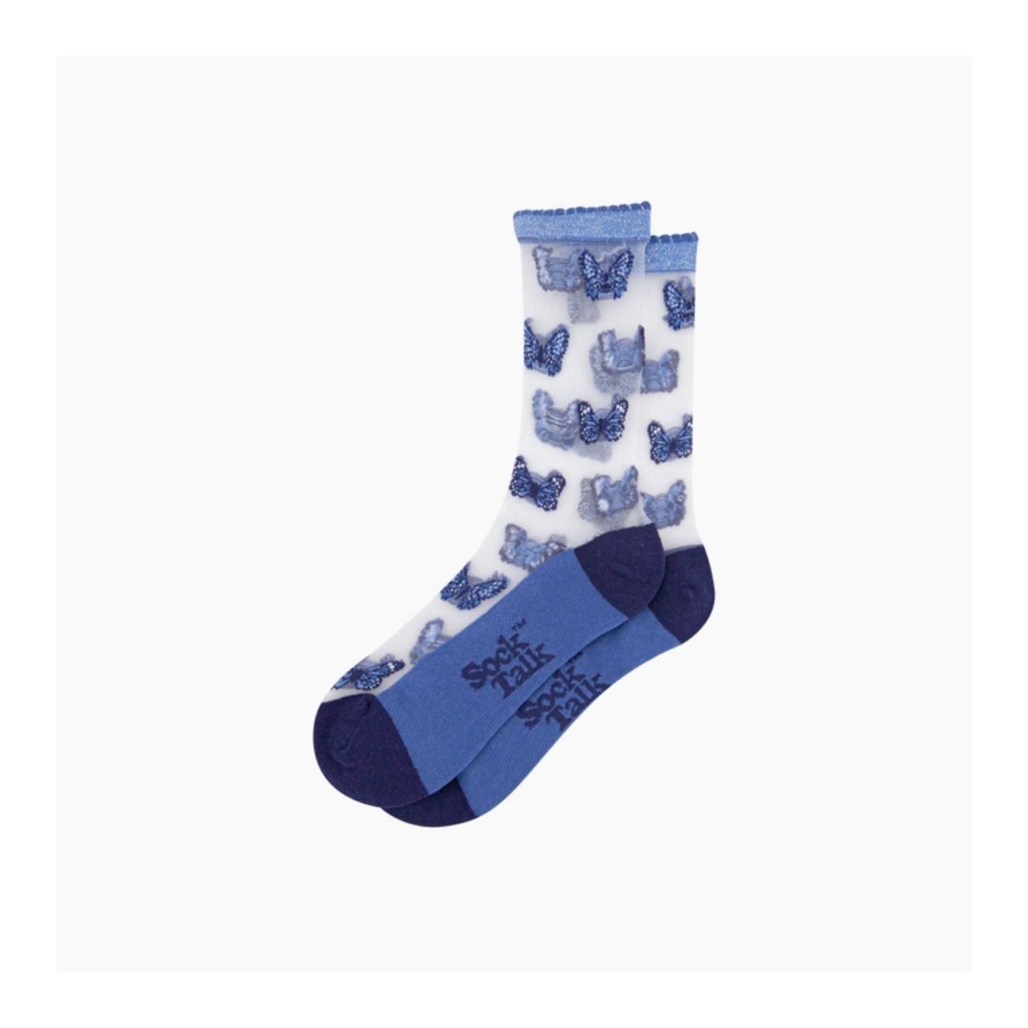 Butterfly Sheer Socks