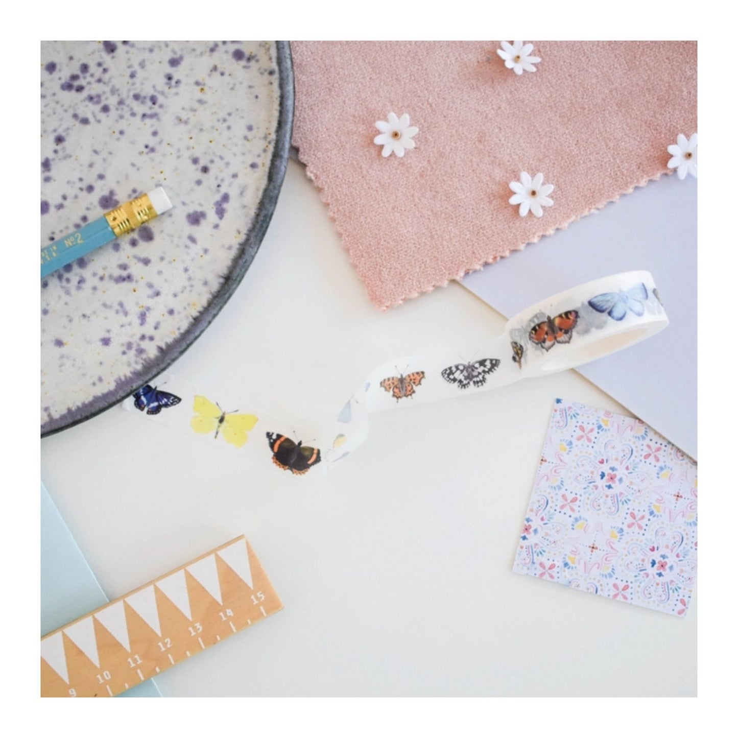 British Butterflies Washi Tape