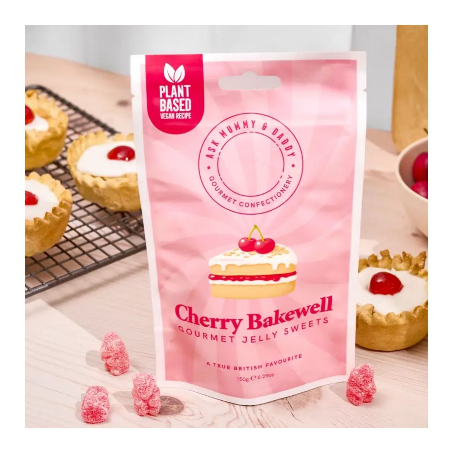 Cherry Bakewell Jelly Sweets