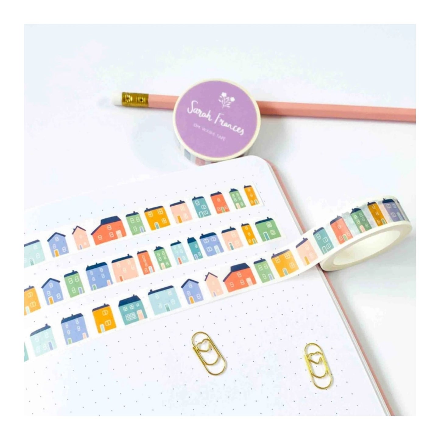 Coastal Houses Washi Tape