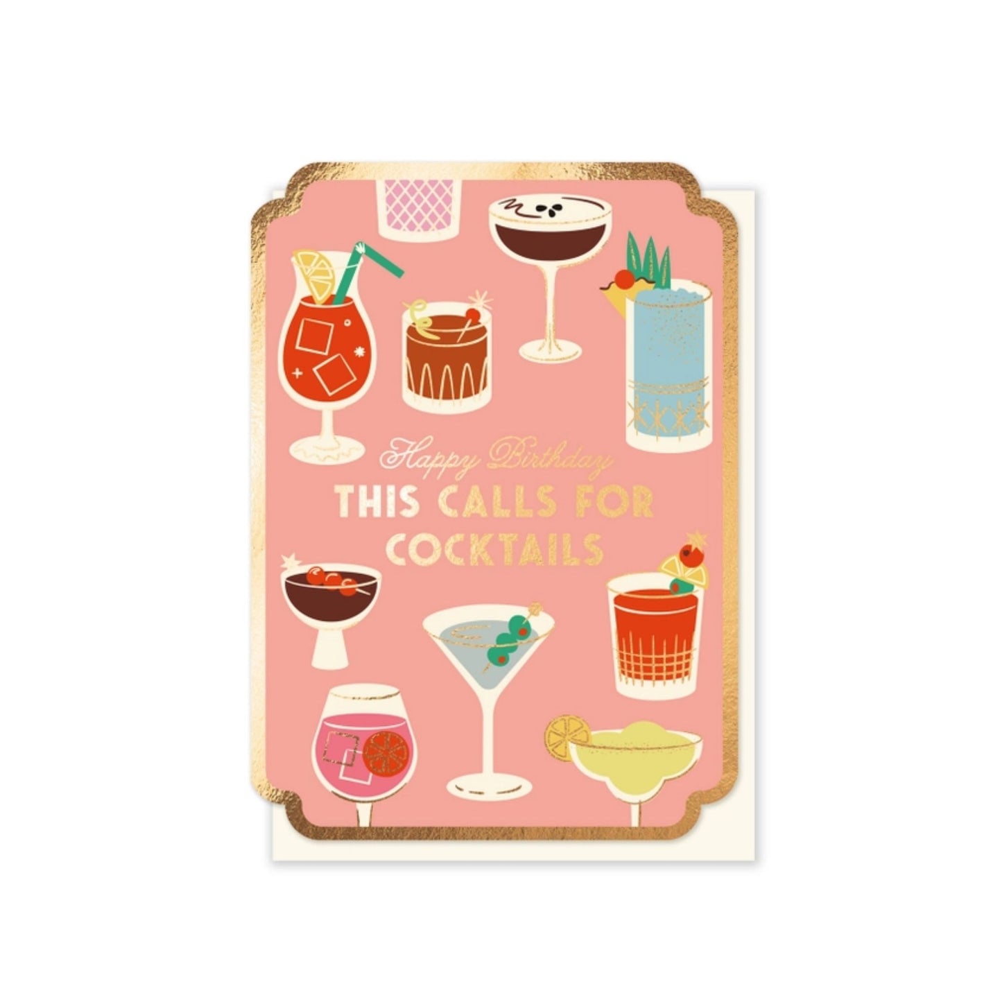 This Calls For Cocktails Birthday Card