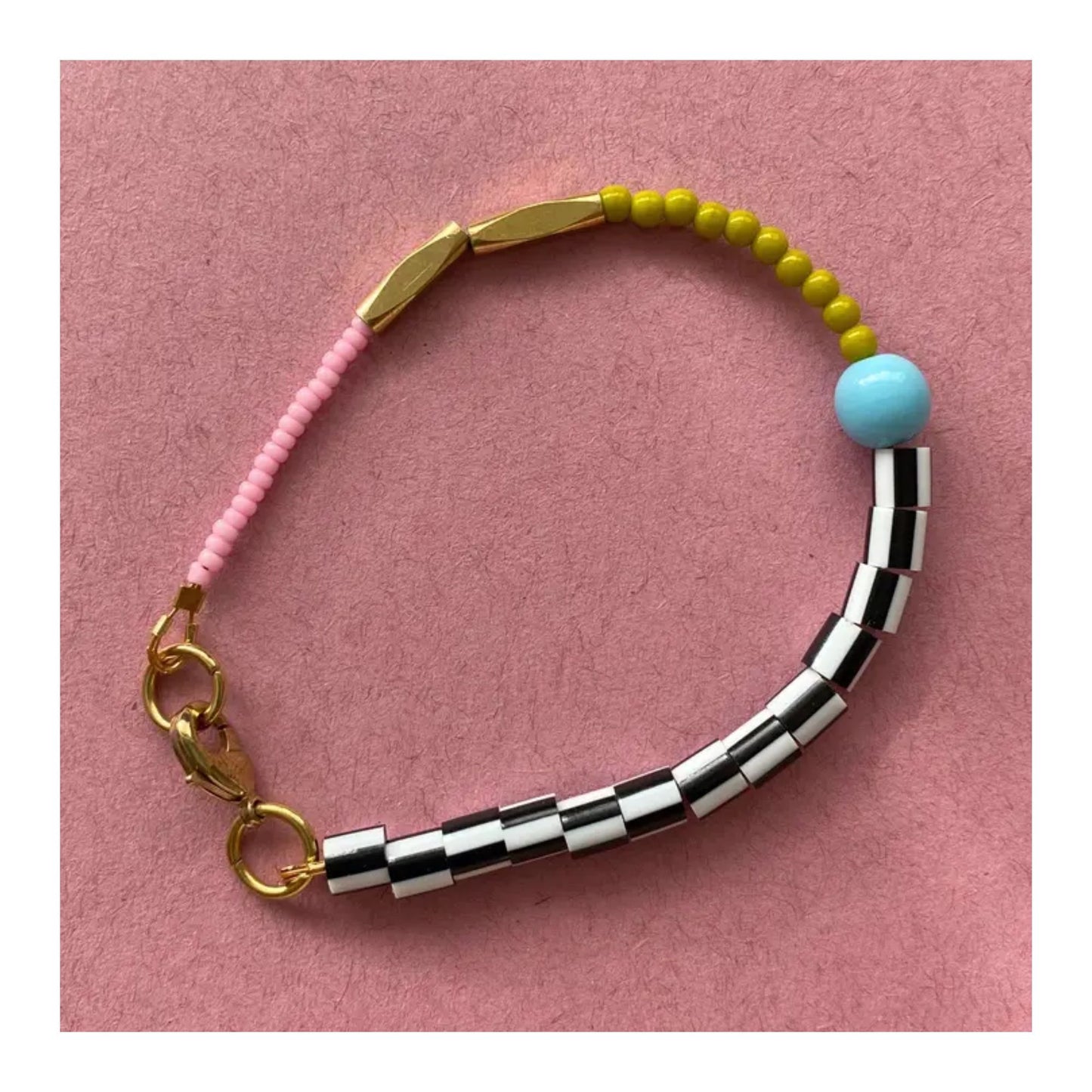 Colourful Beaded Dot Bracelet