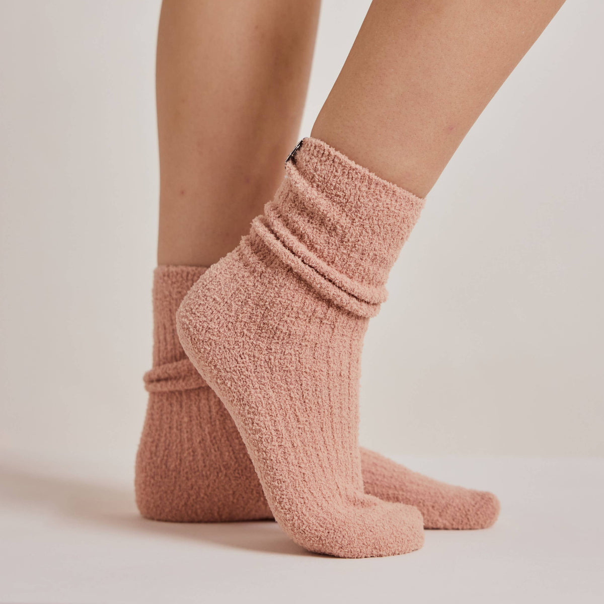 Muted Pink Cosy Socks