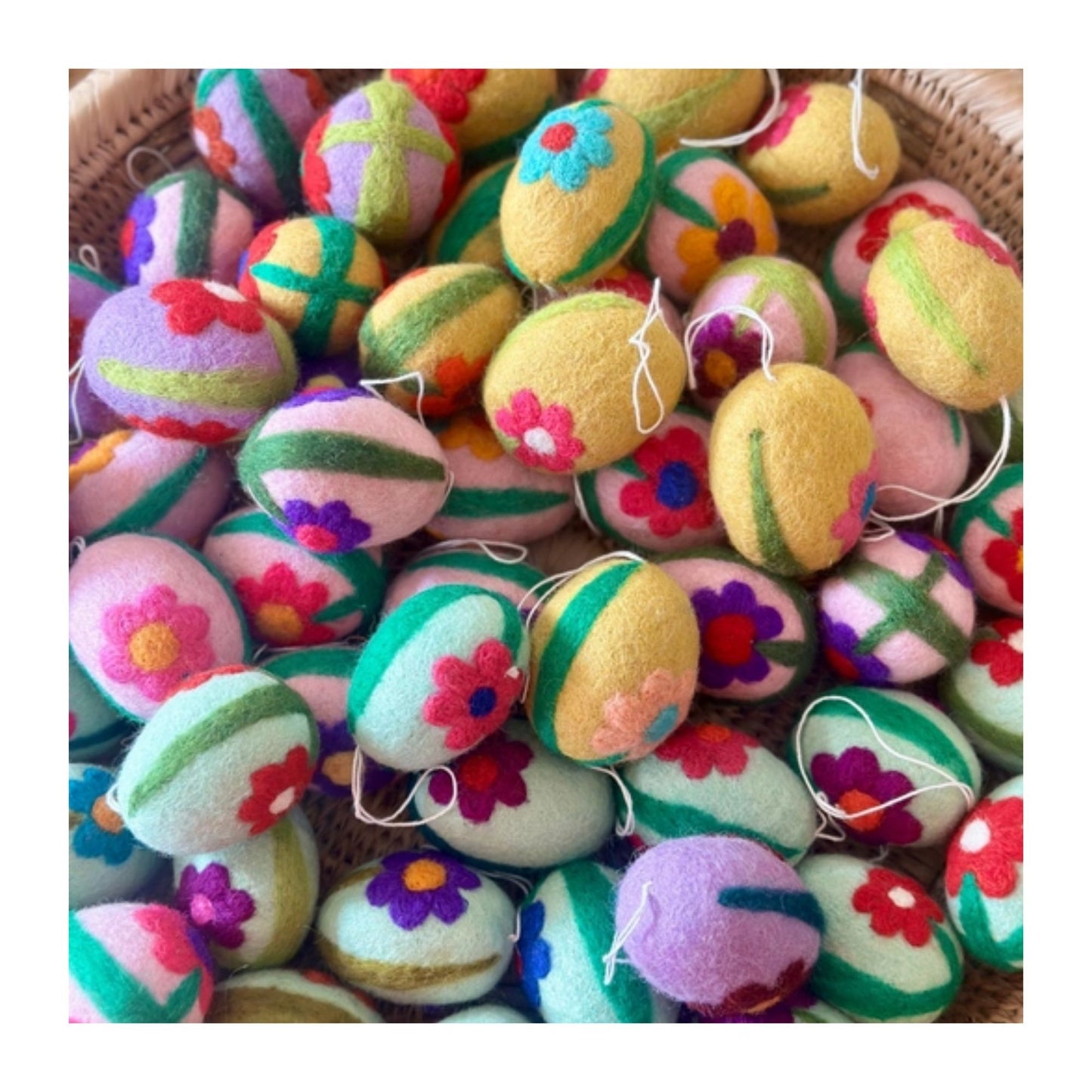 Hand Felted Easter Eggs