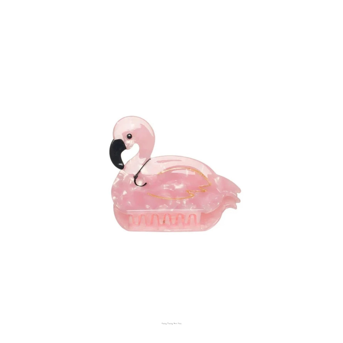 Florence Flamingo Claw Clip