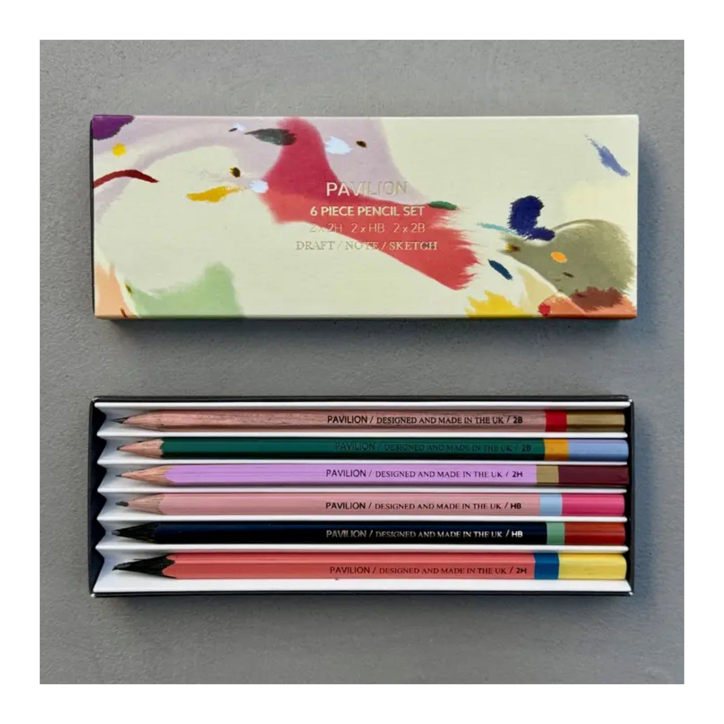 Marble Galaxy Pencil Set