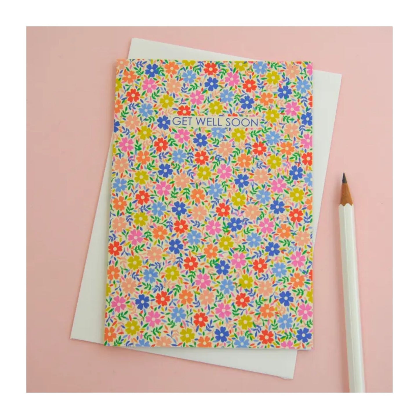 Get Well Soon Floral Card