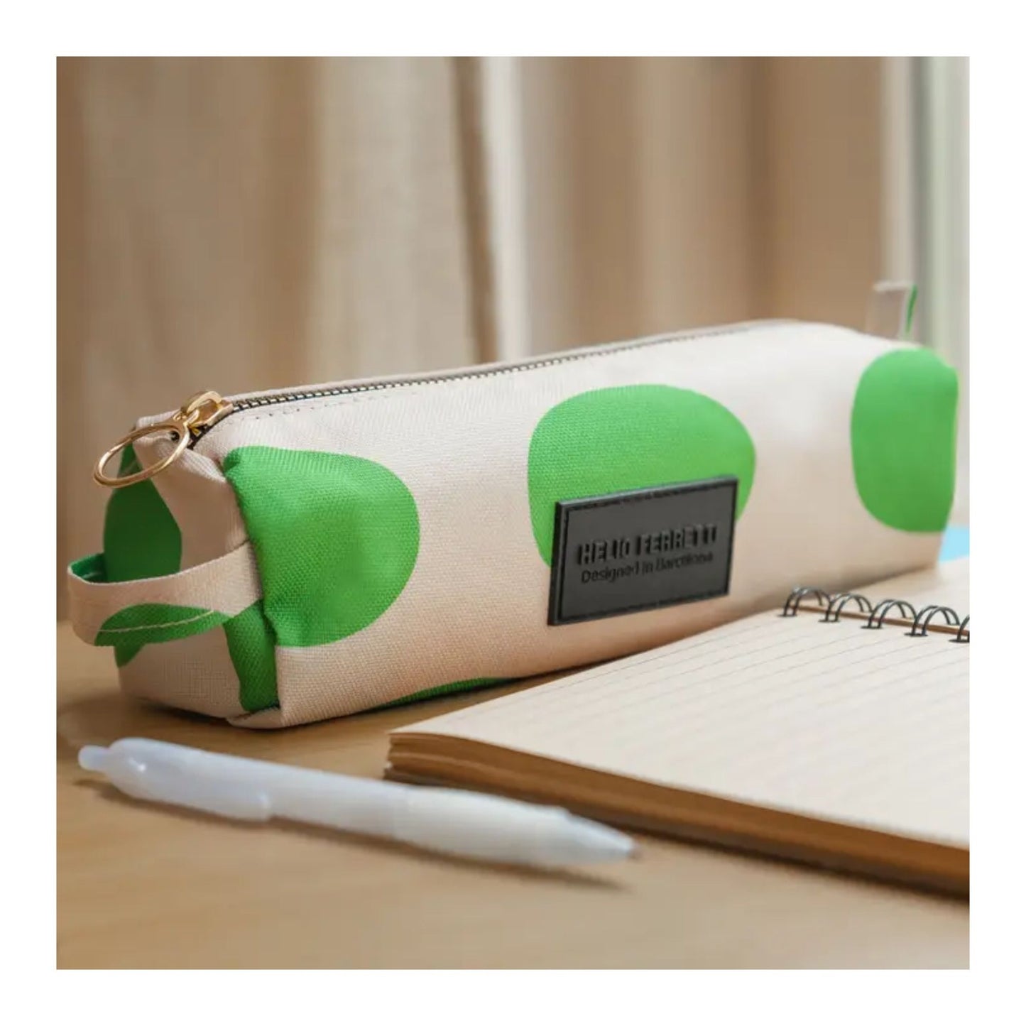 Green Spot Pencil Case